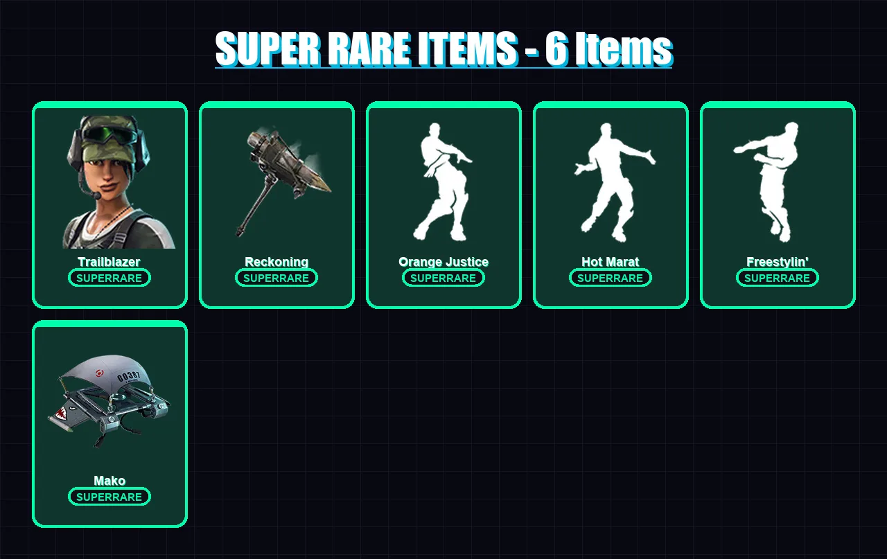 [PC/XBOX/PSN] | Trailblazer | Dire | Lynx | Hybrid | Calamity | 16 skin | 15 pickaxe | 27 emote | 25 glider | Lv446
