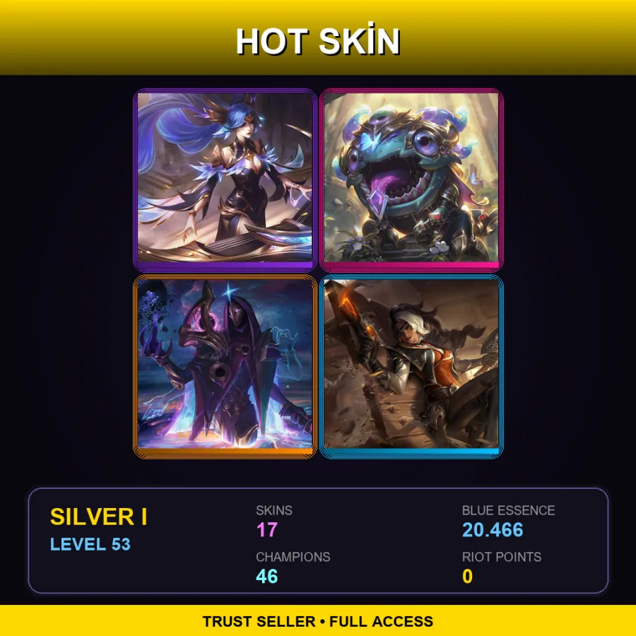 BR | Lv53 | Silver I | 17 Skin | 46 Champ