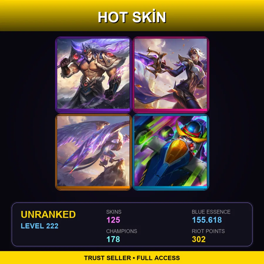 SG | Lv222 | Unranked | 125 Skin | 178 Champ — Star Nemesis Fiddlesticks