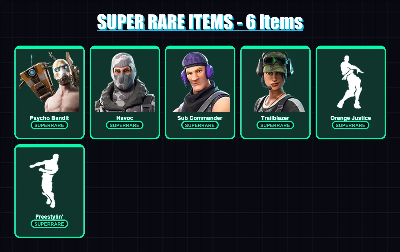 [PC/XBOX/PSN] | Psycho Bandit | Havoc | Sub Commander | Trailblazer | Carbide | 14 skin | 13 pickaxe | 16 emote | 16 glider | Lv211 — Fortnite account