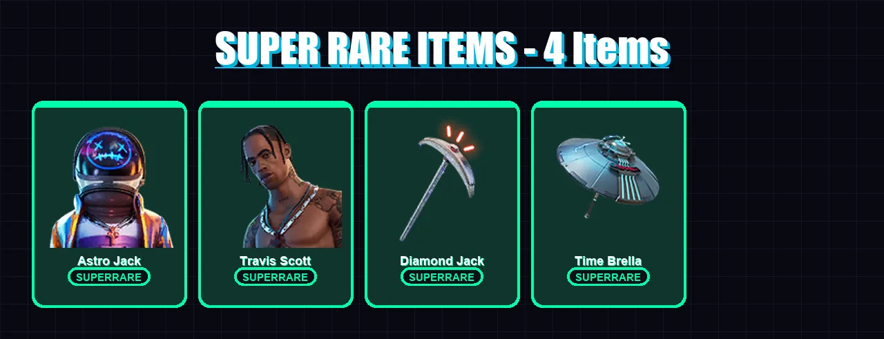 [PC/PSN] | Astro Jack | Travis Scott | Fusion | Fade | Zero | 133 skin | 151 pickaxe | 132 emote | 101 glider | Lv1381