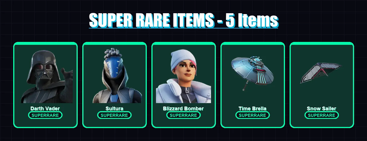 [PS4/PS5/XBOX/PC] | Darth Vader | Sultura | Blizzard Bomber | Spire Assassin | Raz | 89 skin | 99 pickaxe | 90 emote | 87 glider | Lv1241