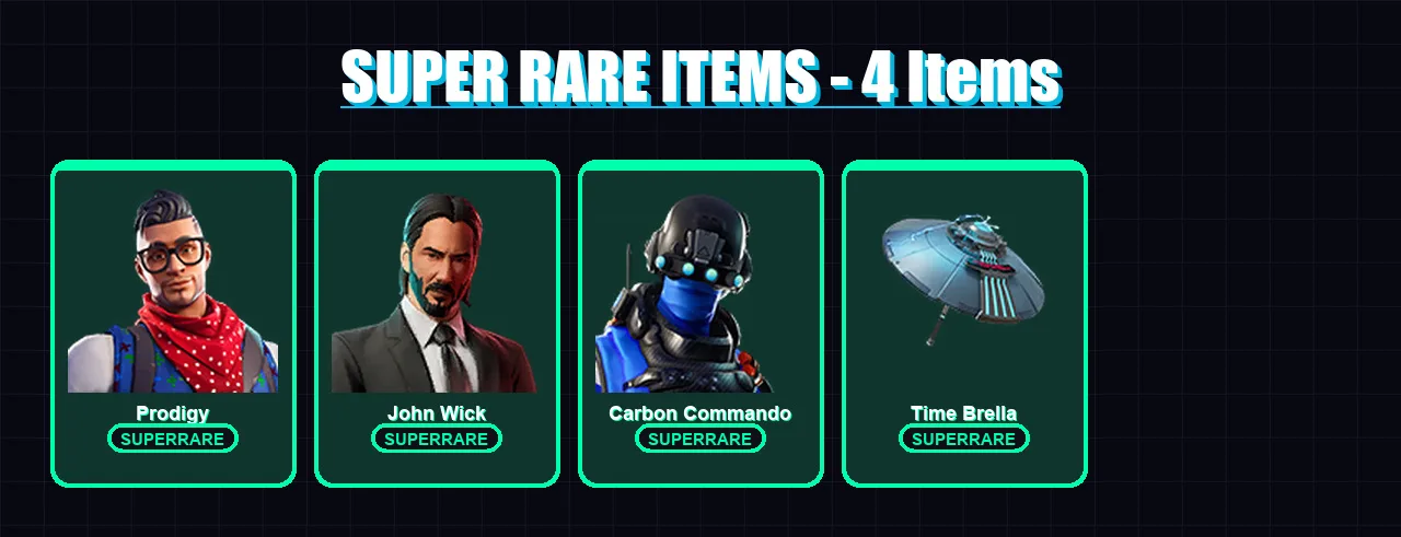 [PS4/PS5/XBOX/PC] | Prodigy | John Wick | Carbon Commando | 59 skin | Lv791