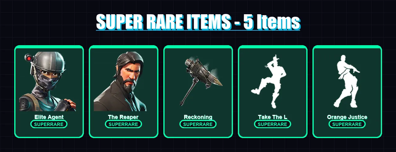 [PS4/PS5/XBOX/PC] | Elite Agent | The Reaper | Carbide | Hybrid | Rox | 37 skin | 29 pickaxe | 40 emote | 39 glider | Lv496 — Fortnite account