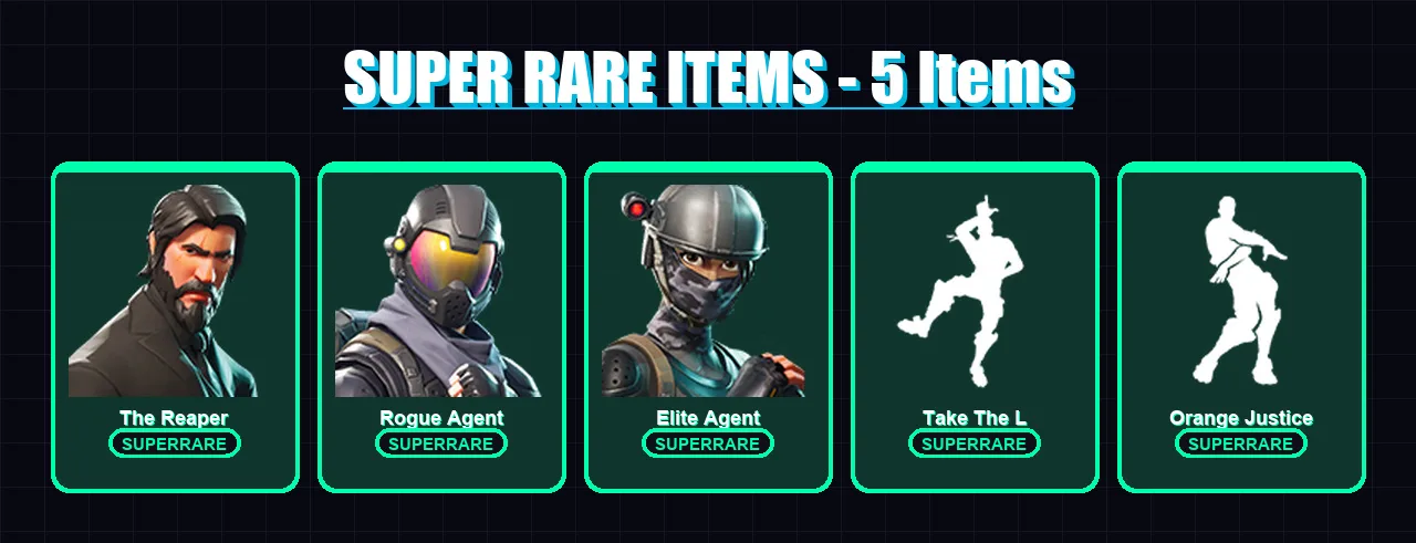 [PC/XBOX/PSN] | The Reaper | Rogue Agent | Elite Agent | Love Ranger | Omen | 22 skin | 16 pickaxe | 21 emote | 19 glider | Lv245