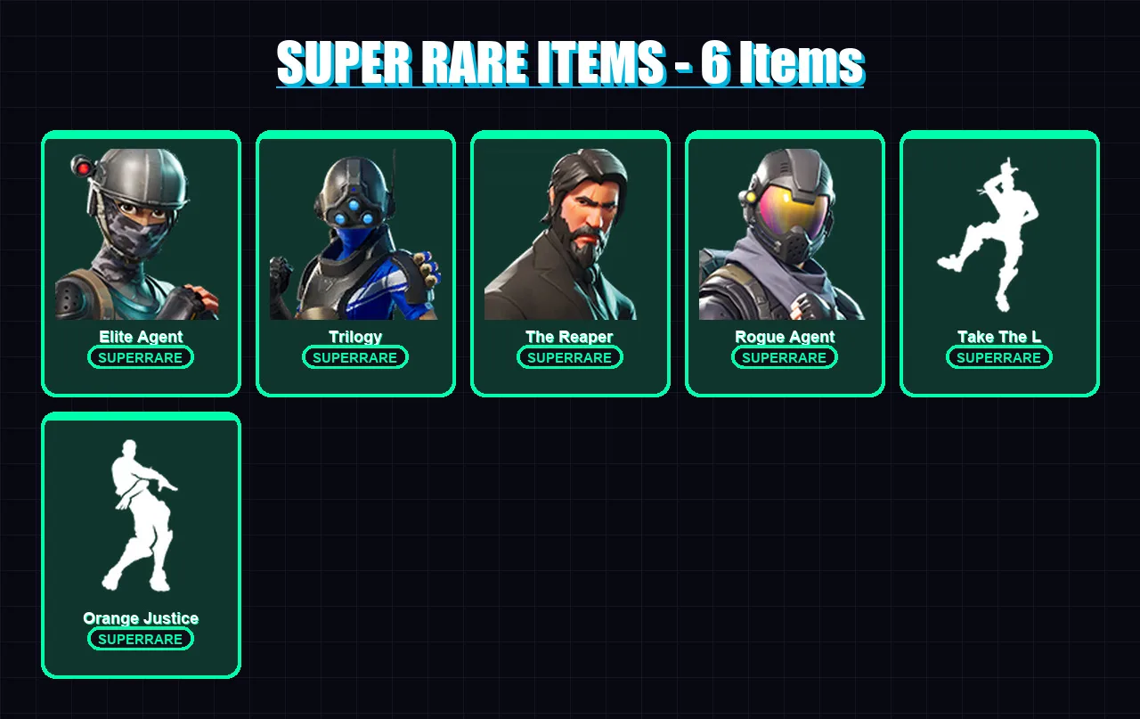 [PC/XBOX/PSN] | Elite Agent | Trilogy | The Reaper | Rogue Agent | Dark Voyager | 12 skin | 11 pickaxe | 18 emote | 10 glider | Lv246 — Fortnite account