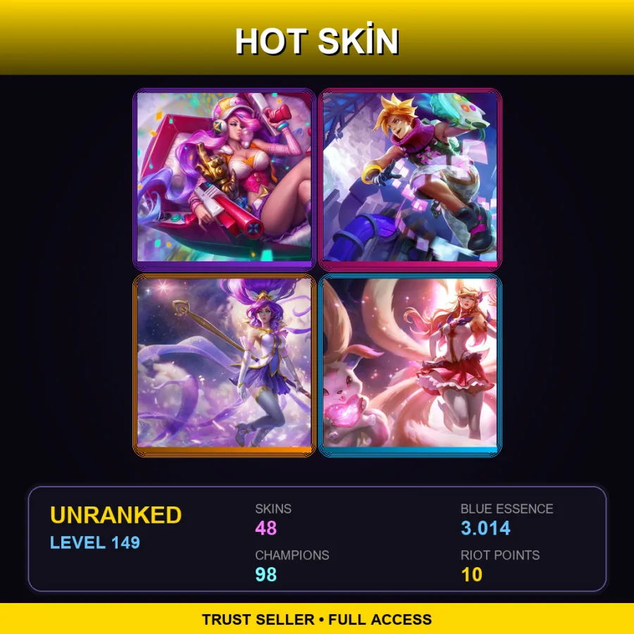 BR | Lv149 | Unranked | 48 Skin | 98 Champ