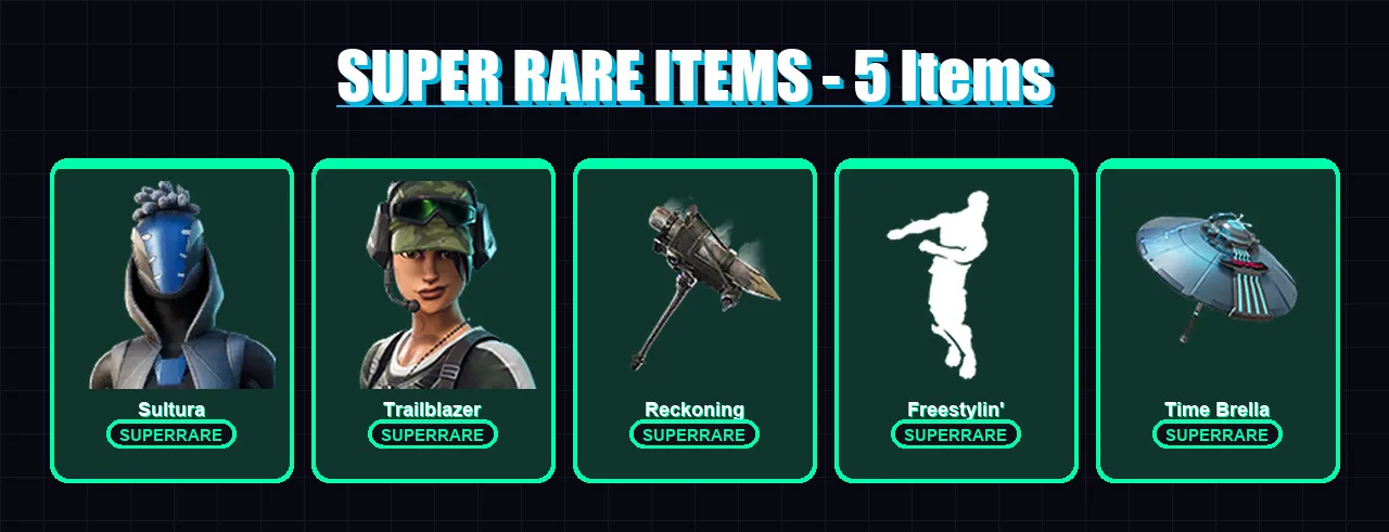 [PS4/PS5/PC] | Sultura | Trailblazer | Drift | Zenith | The Foundation | 25 skin | 27 pickaxe | 26 emote | 33 glider | Lv420