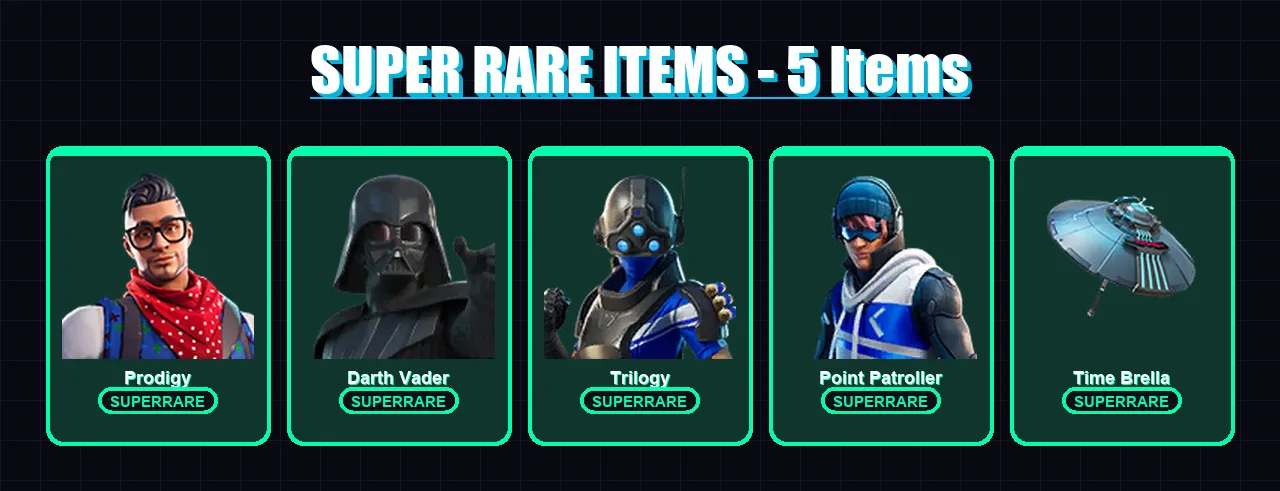 [PC/XBOX] | Prodigy | Darth Vader | Trilogy | Point Patroller | Hybrid | 84 skin | 136 pickaxe | 122 emote | 138 glider | Lv2471