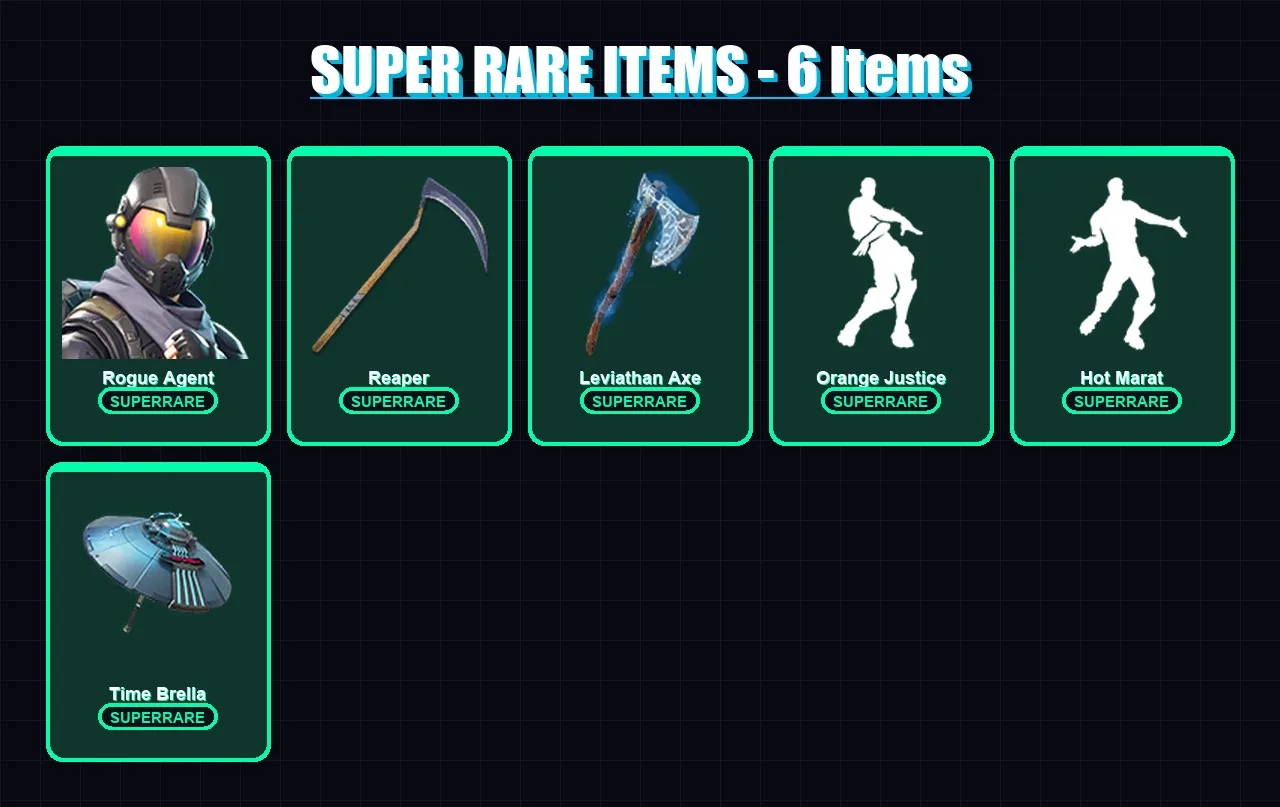 [PC/PSN] | Rogue Agent | Blaze | Carbide | Wild Card | Omega | 61 skin | 75 pickaxe | 65 emote | 73 glider | Lv1440