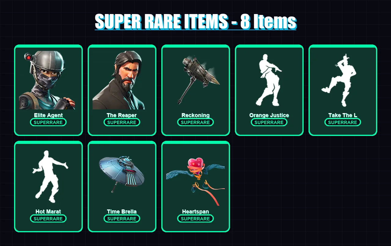 [PS4/PS5/XBOX/PC] | Elite Agent | The Reaper | Ragnarok | The Visitor | Drift | 32 skin | 33 pickaxe | 42 emote | 43 glider | Lv668