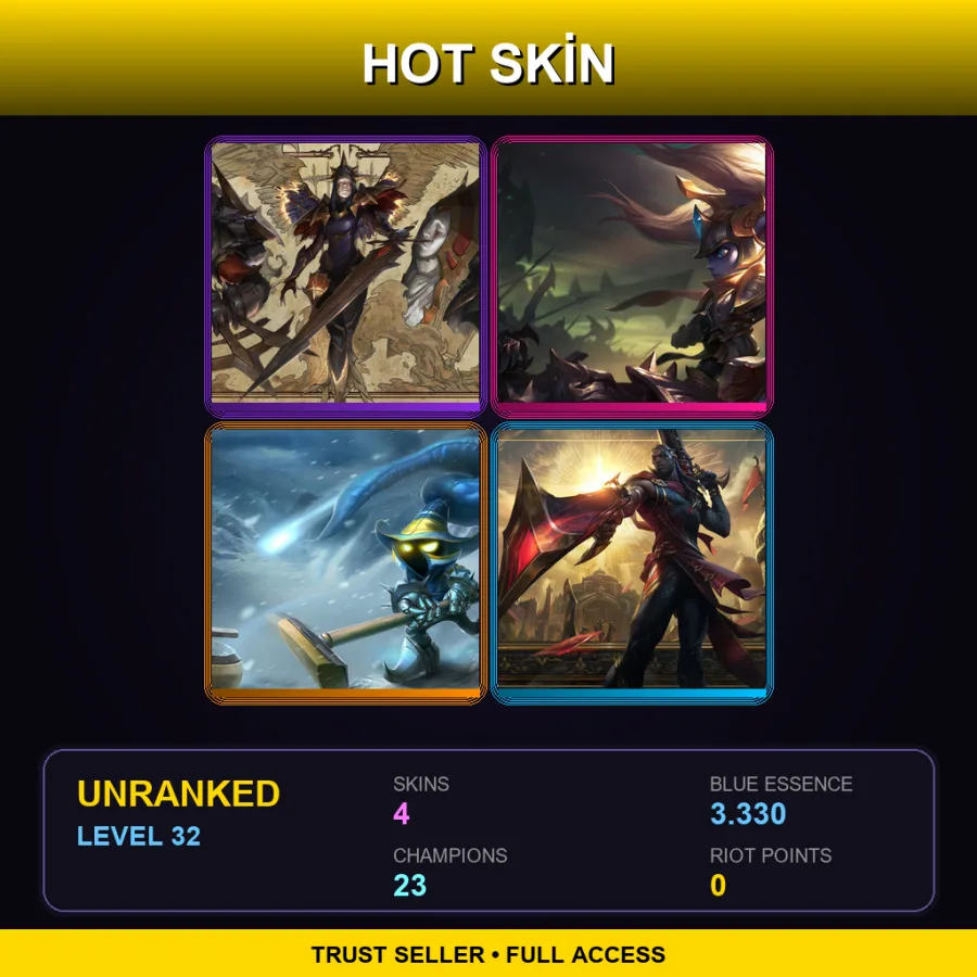 LAS | Lv32 | Unranked | 4 Skin | 23 Champ — Battle Regalia Poppy