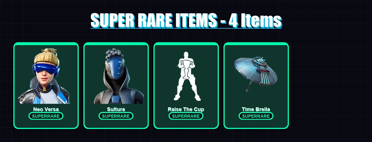 [PS4/PS5/XBOX/PC] | Neo Versa | Sultura | Menace | Paradigm (Reality-659) | Ronin | 121 skin | 152 pickaxe | 104 emote | 132 glider | Lv2206