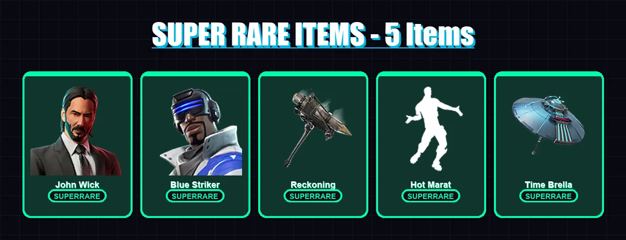 [PS4/PS5/XBOX/PC] | John Wick | Blue Striker | Wild Card | Spectra Knight | Peter Griffin | 79 skin | 116 pickaxe | 101 emote | 122 glider | Lv2041