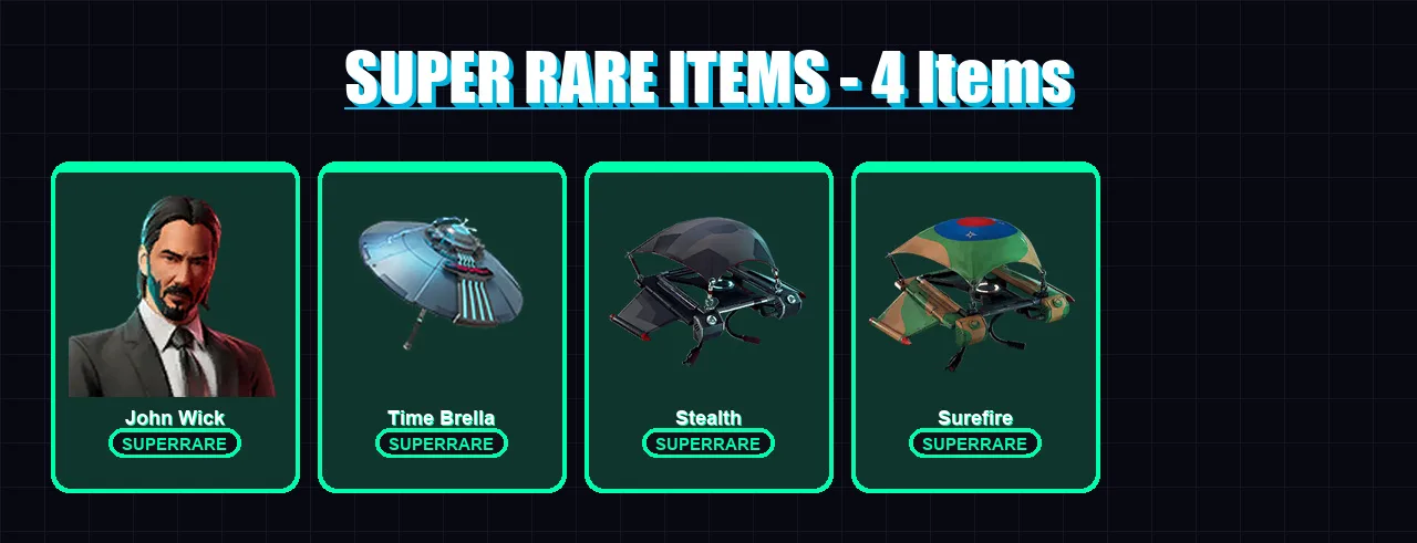 [PC] | John Wick | Sentinel | Blackheart | Fade | Magnus | 140 skin | 124 pickaxe | 127 emote | 103 glider | Lv1629
