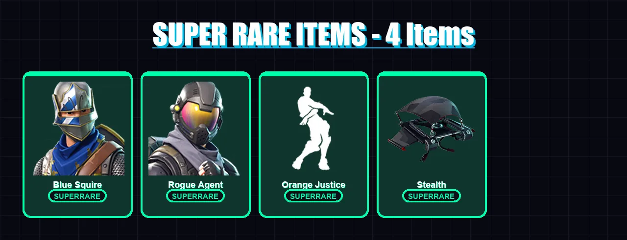 [PS4/PS5/XBOX/PC] | Blue Squire | Rogue Agent | Ragnarok | Drift | Carbide | 19 skin | 11 pickaxe | 19 emote | 15 glider | Lv170