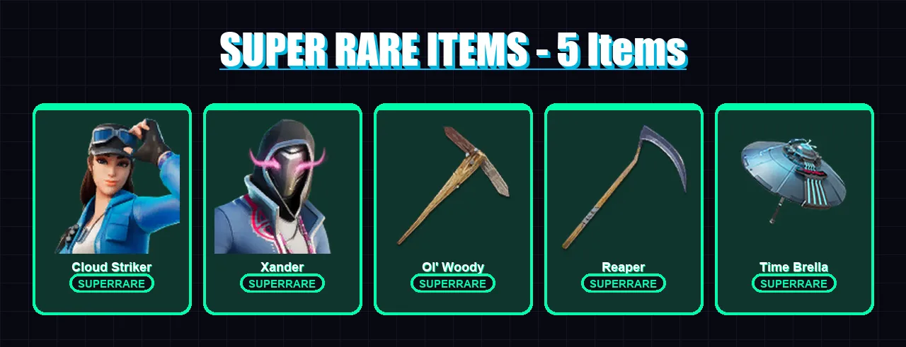 [PC/XBOX/PSN] | Cloud Striker | Xander | Fade | Menace | Joey | 93 skin | 128 pickaxe | 106 emote | 104 glider | Lv1984 — Fortnite account