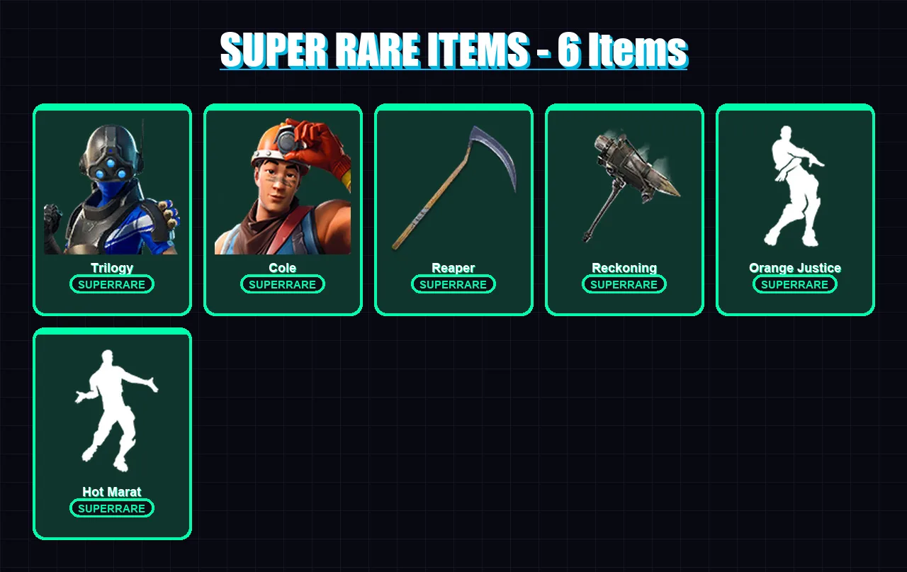 [PS4/PS5/PC] | Trilogy | Cole | Gear Specialist Maya | Deadpool | Era | 104 skin | 97 pickaxe | 121 emote | 105 glider | Lv1885