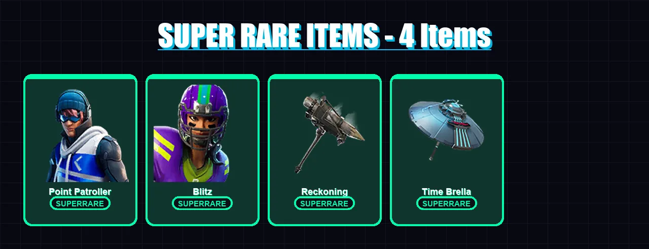 [PS4/PS5/XBOX/PC] | Point Patroller | Blitz | The Prisoner | Midas | Paradigm (Reality-659) | 56 skin | 60 pickaxe | 55 emote | 63 glider | Lv1139 — Fortnite account