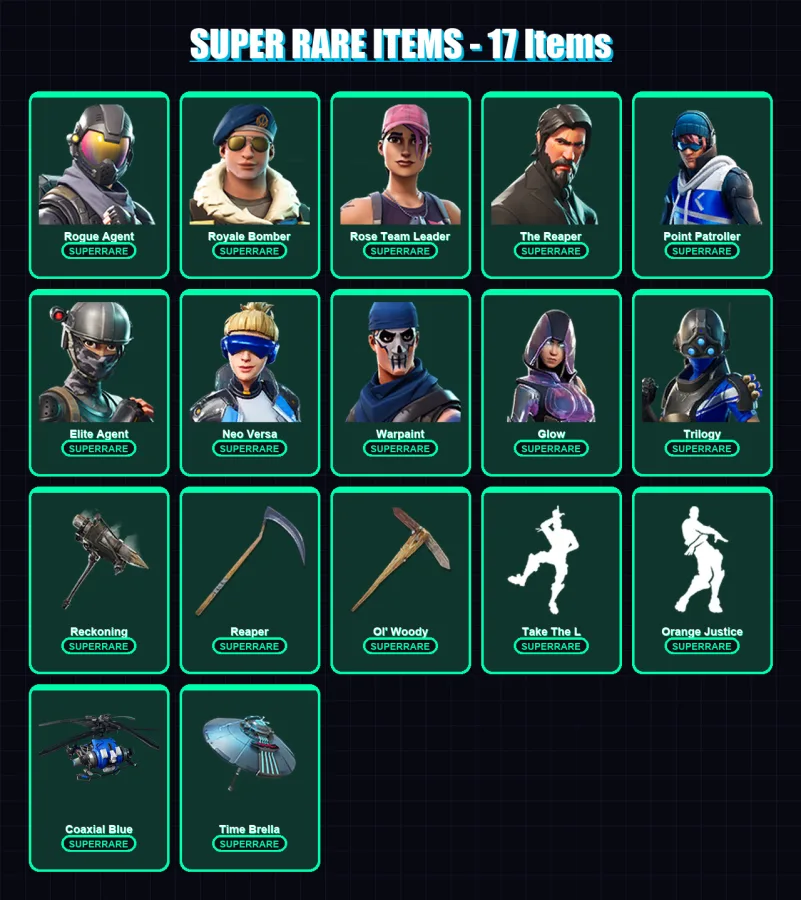 [PC/XBOX/PSN] | Rogue Agent | Royale Bomber | Rose Team Leader | 162 skin | Lv2165
