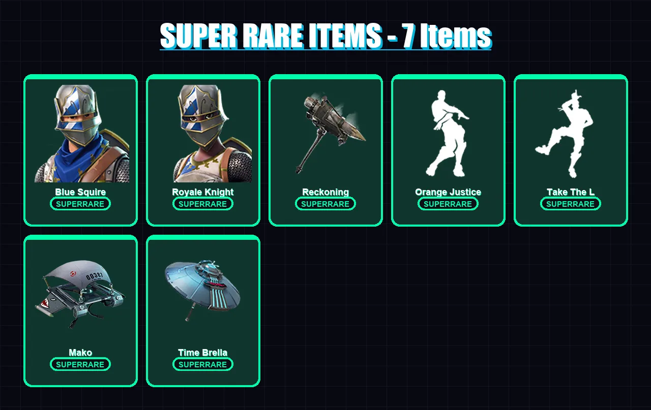 [PC/XBOX/PSN] | Blue Squire | Royale Knight | Drift | Valor | Lynx | 43 skin | 53 pickaxe | 70 emote | 62 glider | Lv960 — Fortnite account