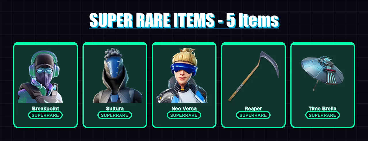 [PS4/PS5/XBOX/PC] | Breakpoint | Sultura | Neo Versa | Mizuki | Renzo the Destroyer | 76 skin | 133 pickaxe | 92 emote | 120 glider | Lv1770