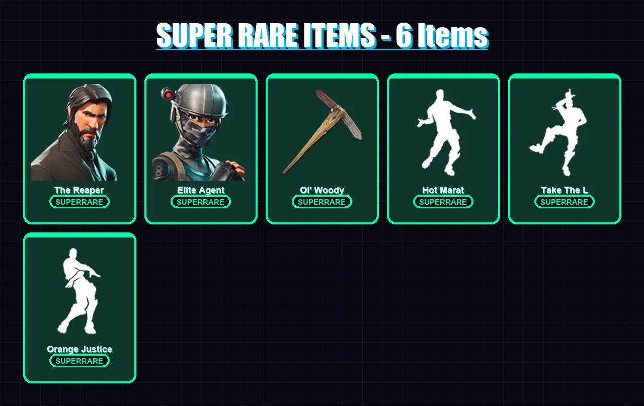 [PC/XBOX/PSN] | The Reaper | Elite Agent | Drift | Blackheart | Carbide | 78 skin | 95 pickaxe | 104 emote | 93 glider | Lv1776 — Fortnite account