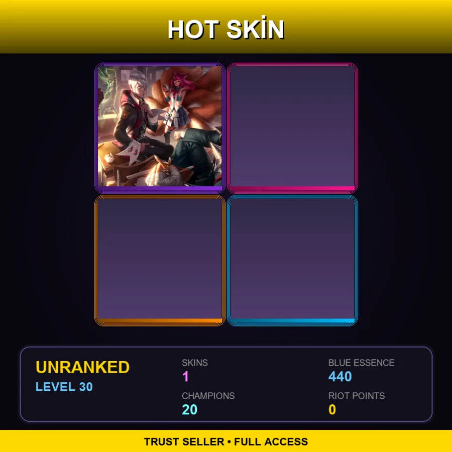 LAS | Lv30 | Unranked | 1 Skin | 20 Champ