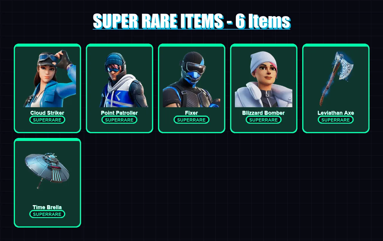 [PC/XBOX] | Cloud Striker | Point Patroller | Fixer | Blizzard Bomber | Midas | 114 skin | 128 pickaxe | 111 emote | 115 glider | Lv1773 — Fortnite account