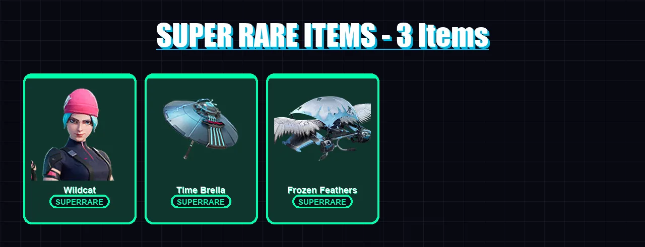 [PS4/PS5/XBOX/PC] | Wildcat | Fade | Predator | Mandalorian | Galaxia | 86 skin | 116 pickaxe | 92 emote | 94 glider | Lv1476