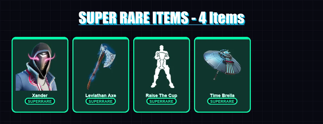 [PC/PSN] | Xander | Fusion | Fade | The Foundation | Ronin | 97 skin | 132 pickaxe | 115 emote | 125 glider | Lv1931