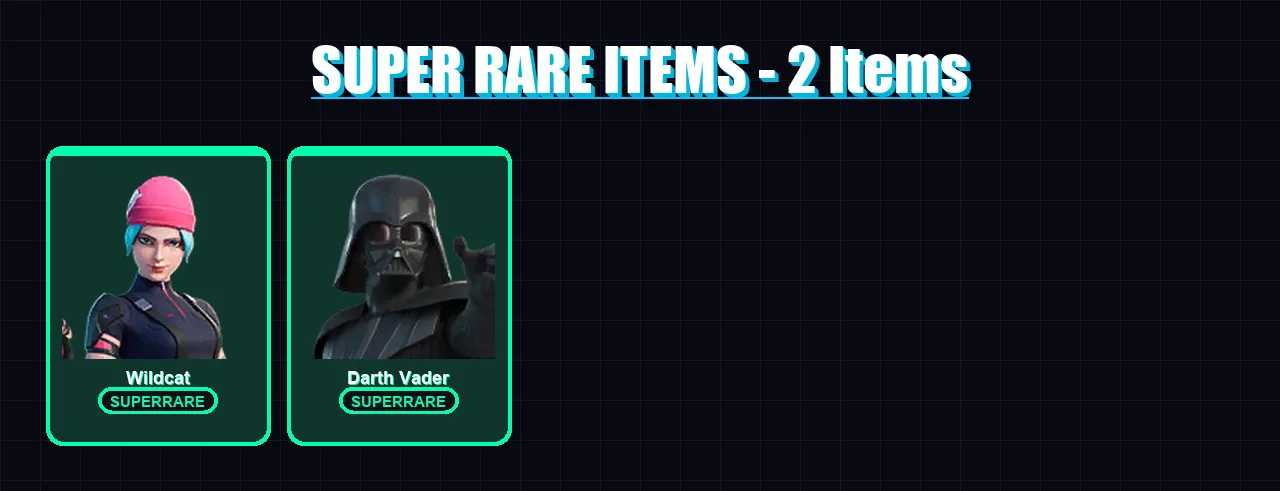 [PC/XBOX/PSN] | Wildcat | Darth Vader | Tempest | Kymera | Raz | 31 skin | 59 pickaxe | 37 emote | 57 glider | Lv1022