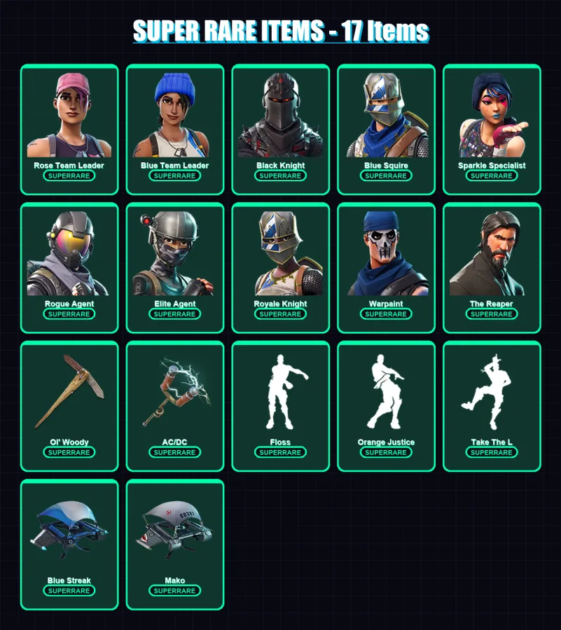 [PS4/PS5/XBOX/PC] | Rose Team Leader | Blue Team Leader | Black Knight | 37 skin | Lv689 — Game account