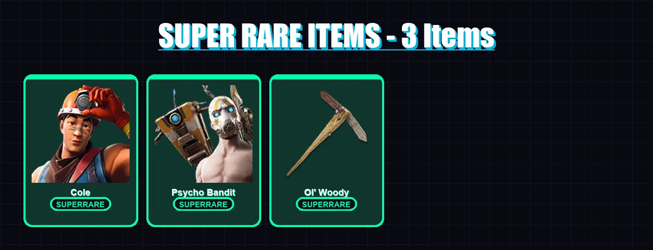 [PC/XBOX/PSN] | Cole | Psycho Bandit | Zero | Cuddle Team Leader | Galaxy Scout | 118 skin | 153 pickaxe | 96 emote | 93 glider | Lv1631