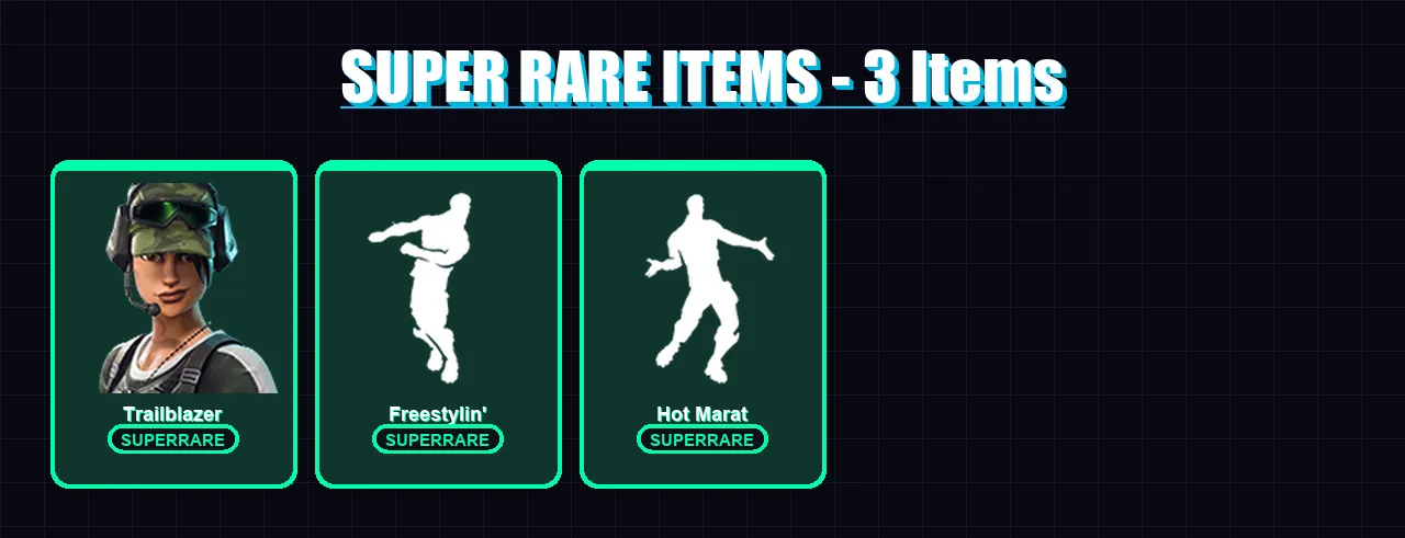 [PC/XBOX/PSN] | Trailblazer | Blackheart | Hybrid | Springfielder Peely | The Bride | 14 skin | 30 pickaxe | 24 emote | 25 glider | Lv428