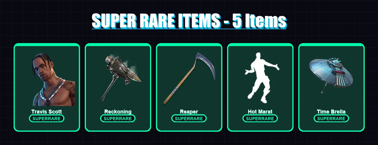 [PS4/PS5/XBOX/PC] | Travis Scott | Frozen Love Ranger | Spectra Knight | Catalyst | Zenith | 123 skin | 176 pickaxe | 147 emote | 138 glider | Lv358