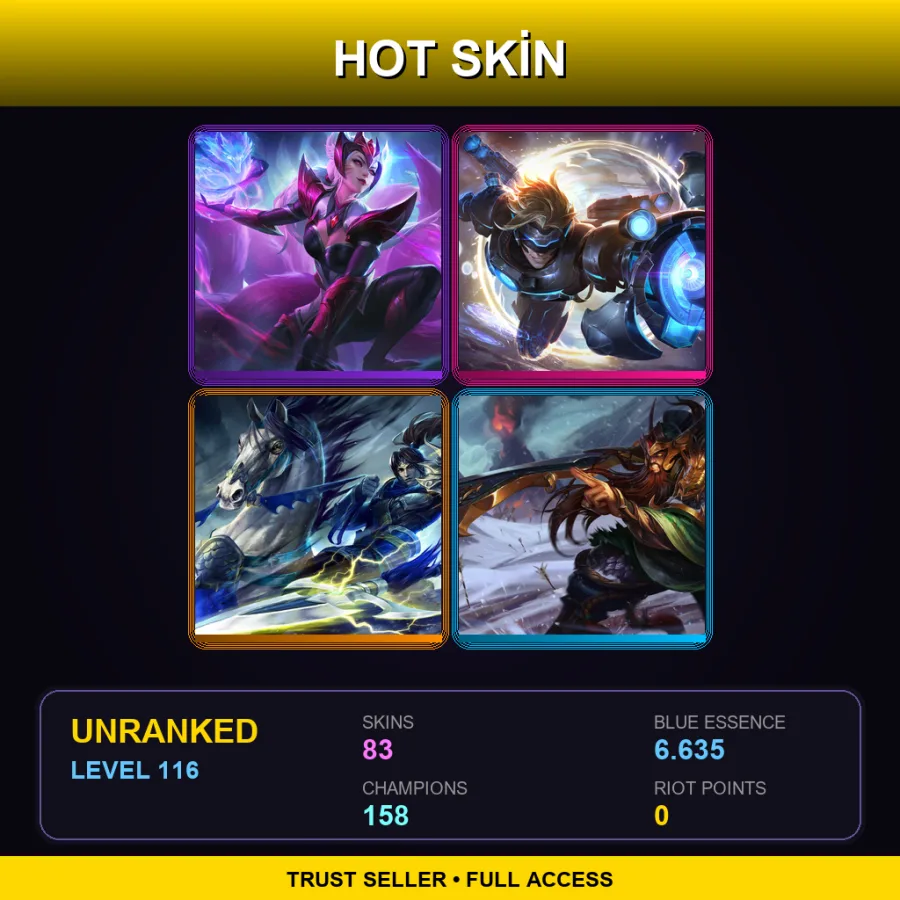 VN | Lv116 | Unranked | 83 Skin | 158 Champ — Prehistoric Renekton