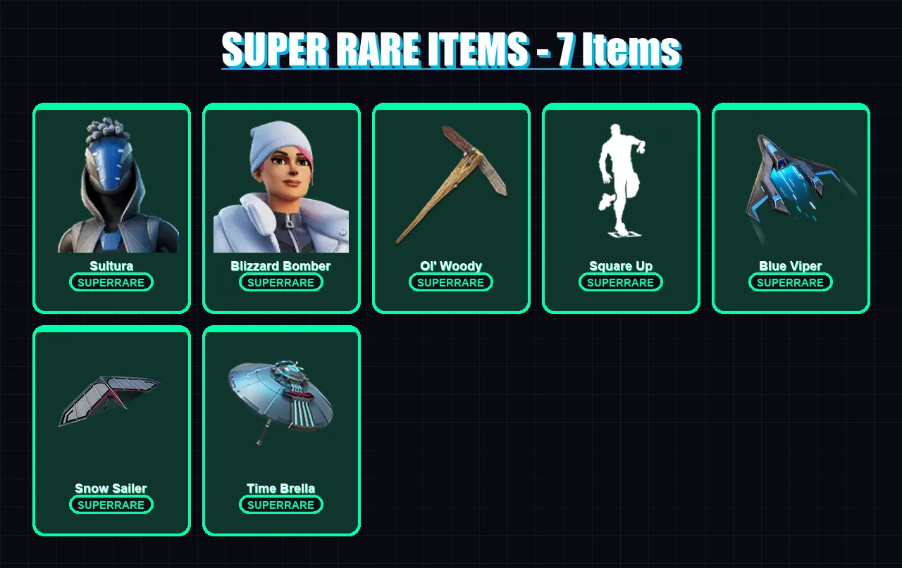 [PC/XBOX/PSN] | Sultura | Blizzard Bomber | Mecha Cuddle Master | Mandalorian | Kymera | 80 skin | 130 pickaxe | 101 emote | 98 glider | Lv1445