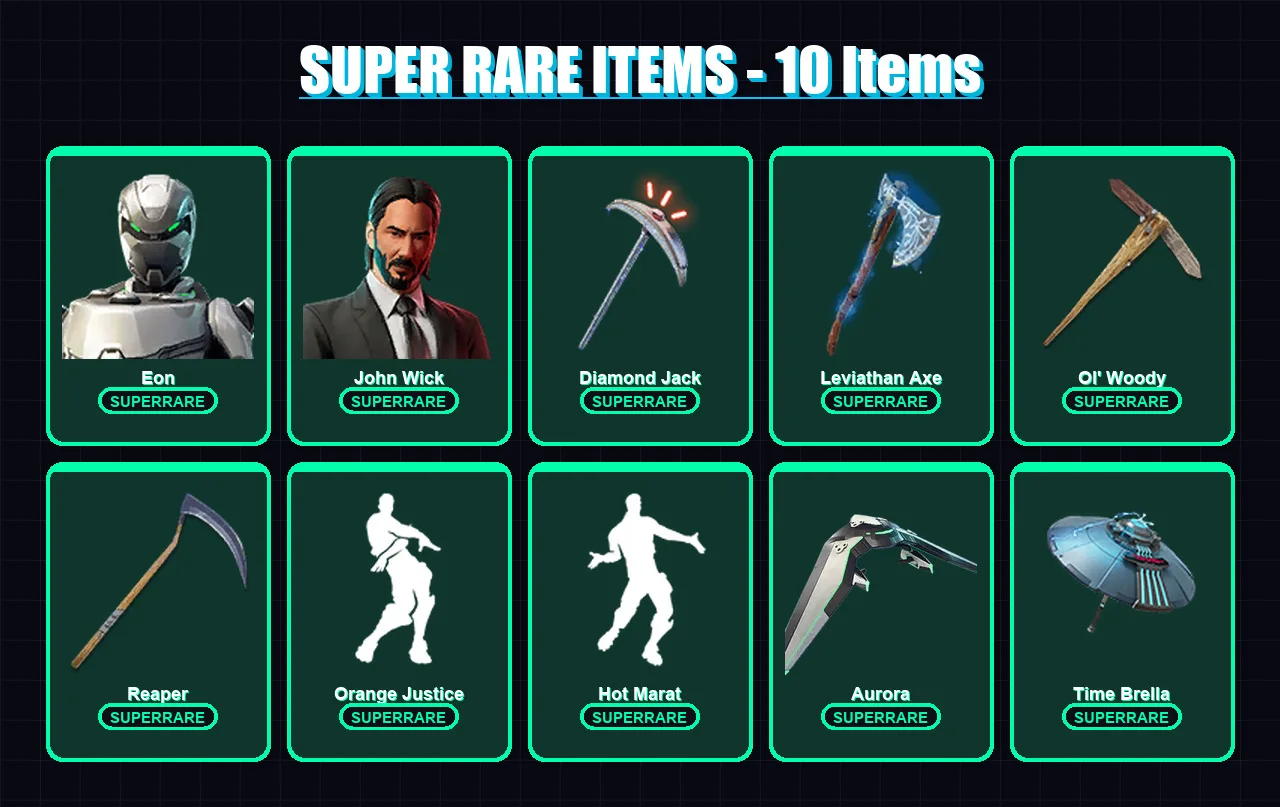 [PC/PSN] | Eon | John Wick | Peter Griffin | Predator | The Cube Queen | 231 skin | 280 pickaxe | 180 emote | 207 glider | Lv4144