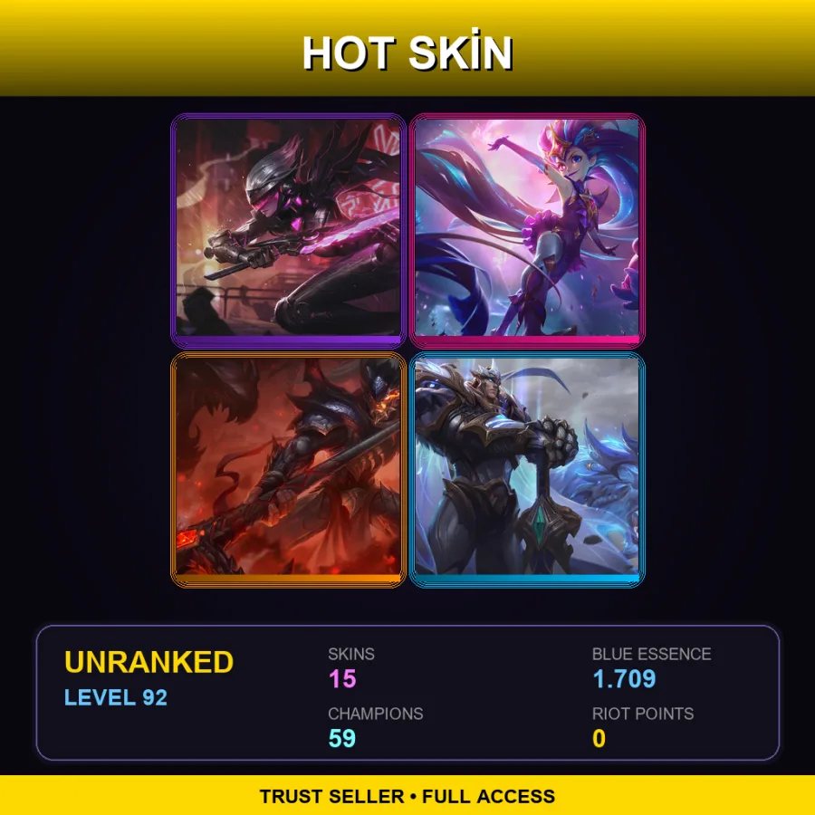 LAN | Lv92 | Unranked | 15 Skin | 59 Champ — Winter Wonder Lulu