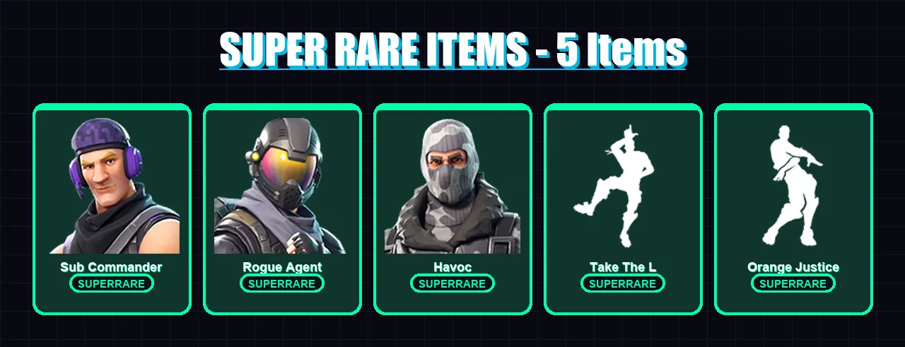[PC/PSN] | Sub Commander | Rogue Agent | Havoc | Carbide | Raptor | 12 skin | 11 pickaxe | 14 emote | 14 glider | Lv153 — Fortnite account