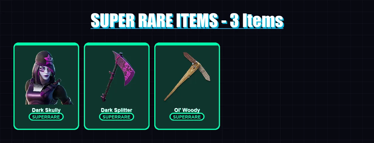 [PC/PSN] | Dark Skully | Sentinel | Midas Rex | Blackheart | Mandalorian | 59 skin | 119 pickaxe | 93 emote | 89 glider | Lv1221