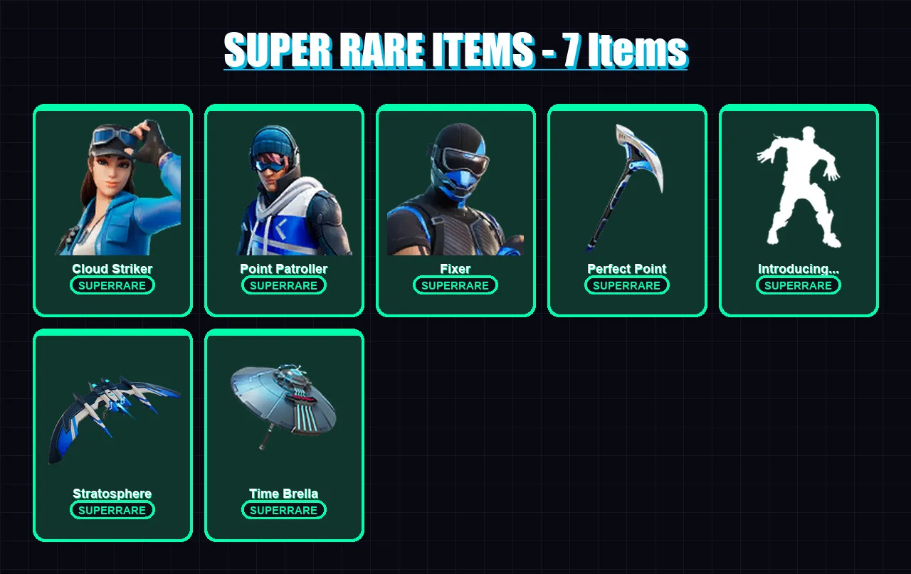 [PC/XBOX] | Cloud Striker | Point Patroller | Fixer | Renzo the Destroyer | Predator | 51 skin | 73 pickaxe | 55 emote | 67 glider | Lv1146