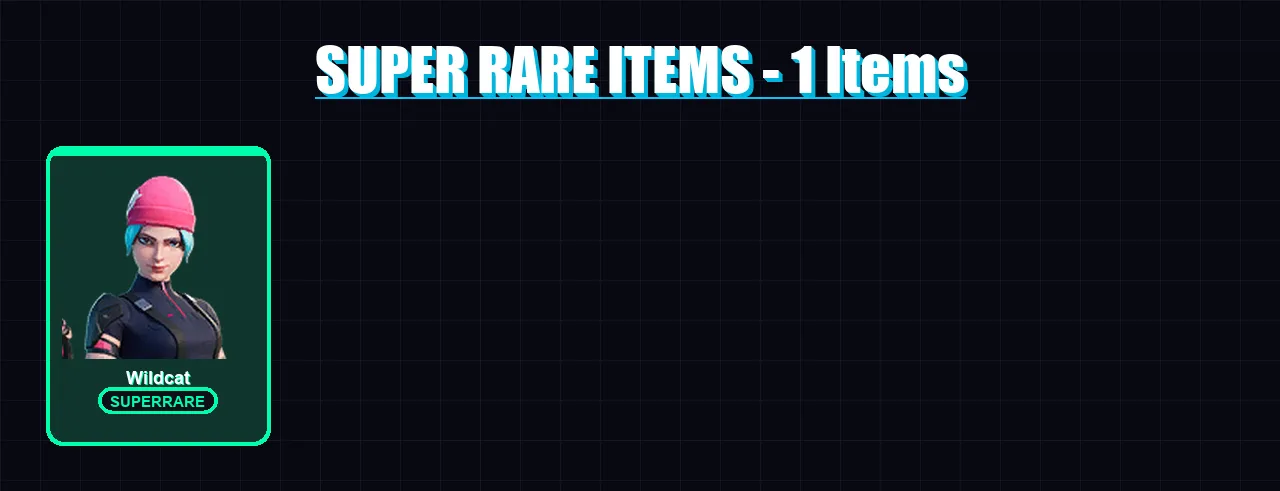 [PC/XBOX/PSN] | Wildcat | Paradigm (Reality-659) | Ronin | Predator | Vi | 69 skin | 117 pickaxe | 55 emote | 87 glider | Lv1016