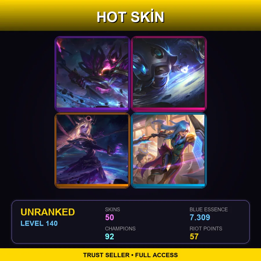 LAS | Lv140 | Unranked | 50 Skin | 92 Champ — Sanguine Garen