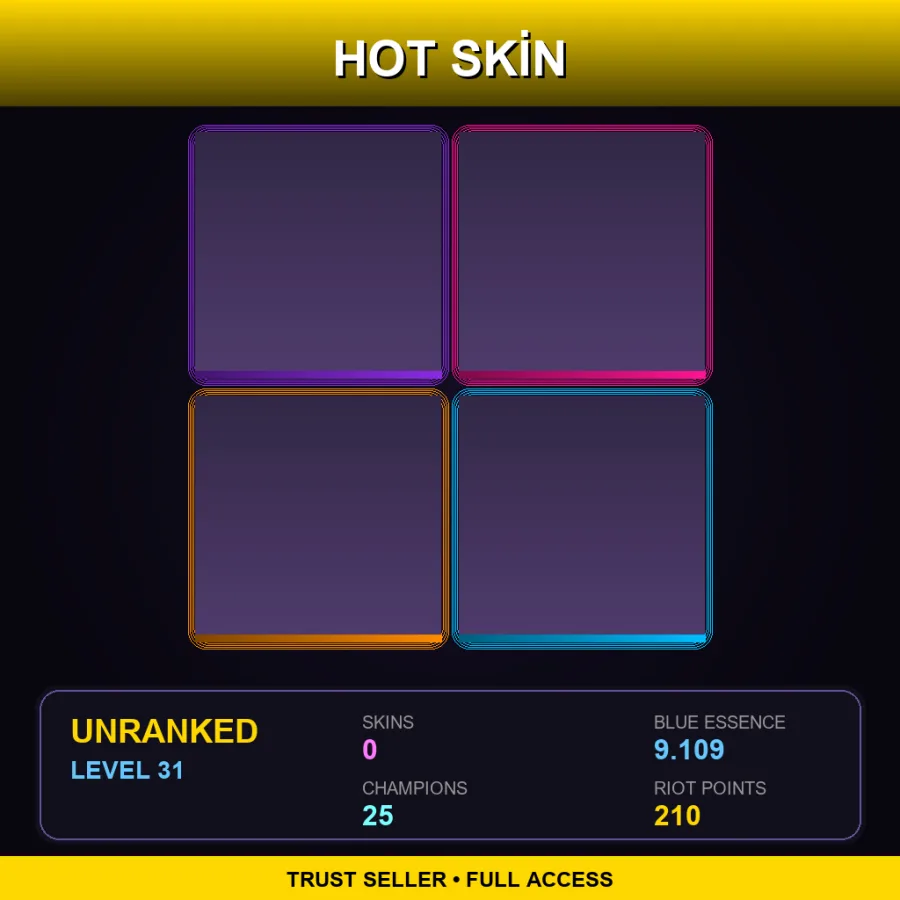 EUNE | Lv31 | Unranked | 0 Skin | 25 Champ