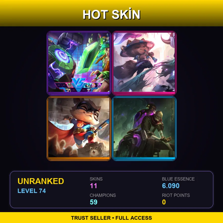 BR | Lv74 | Unranked | 11 Skin | 59 Champ