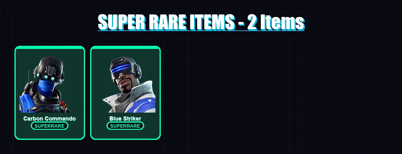 [PS4/PS5/XBOX/PC] | Carbon Commando | Blue Striker | Drift | Redline | Huntress | 6 skin | 14 pickaxe | 23 emote | 19 glider | Lv483