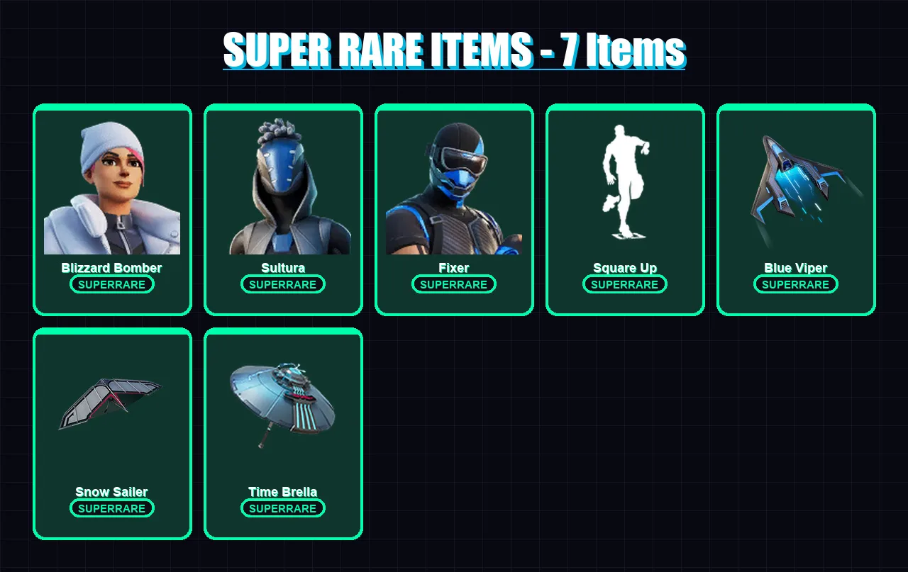 [PC/XBOX] | Blizzard Bomber | Sultura | Fixer | Mecha Morty | Naruto Uzumaki | 12 skin | 28 pickaxe | 21 emote | 26 glider | Lv302
