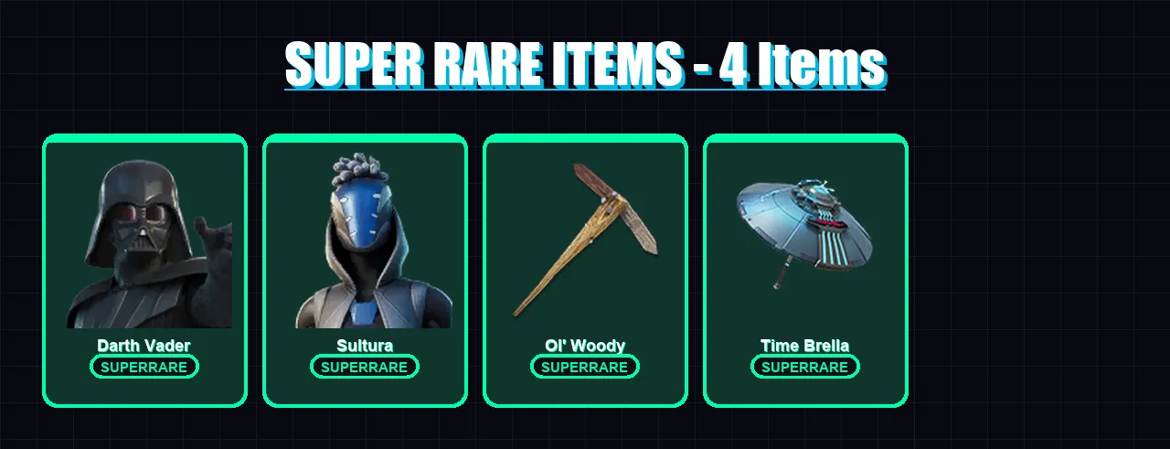 [PC/XBOX] | Darth Vader | Sultura | Blackheart | Valeria | Gear Specialist Maya | 101 skin | 147 pickaxe | 124 emote | 127 glider | Lv2504